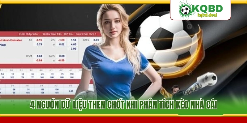Điểm danh 4 luồng dữ liệu then chốt để đánh giá kèo bóng đá